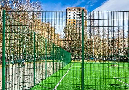 2Д забор для футбольной площадки в Лысьве